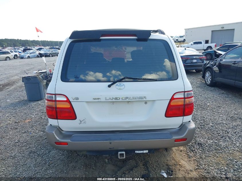 2000 Toyota Land Cruiser VIN: JT3HT05JXY0104698 Lot: 43158805