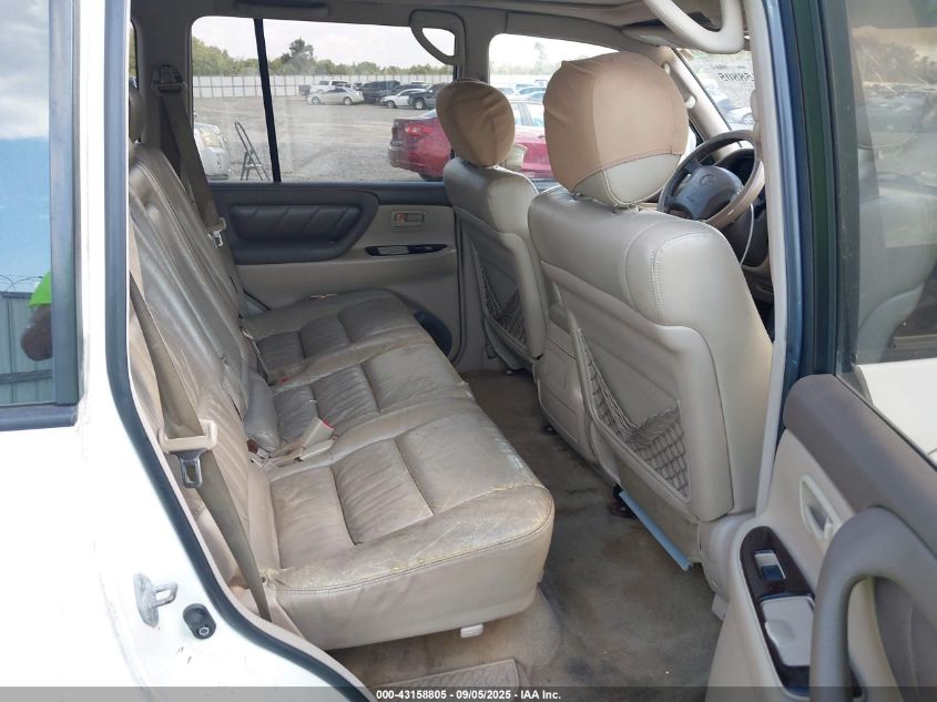 2000 Toyota Land Cruiser VIN: JT3HT05JXY0104698 Lot: 43158805