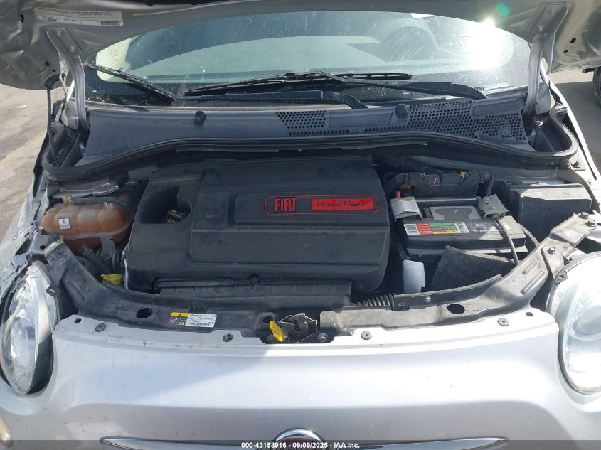 2012 Fiat 500 Pop VIN: 3C3CFFARXCT343583 Lot: 43158916