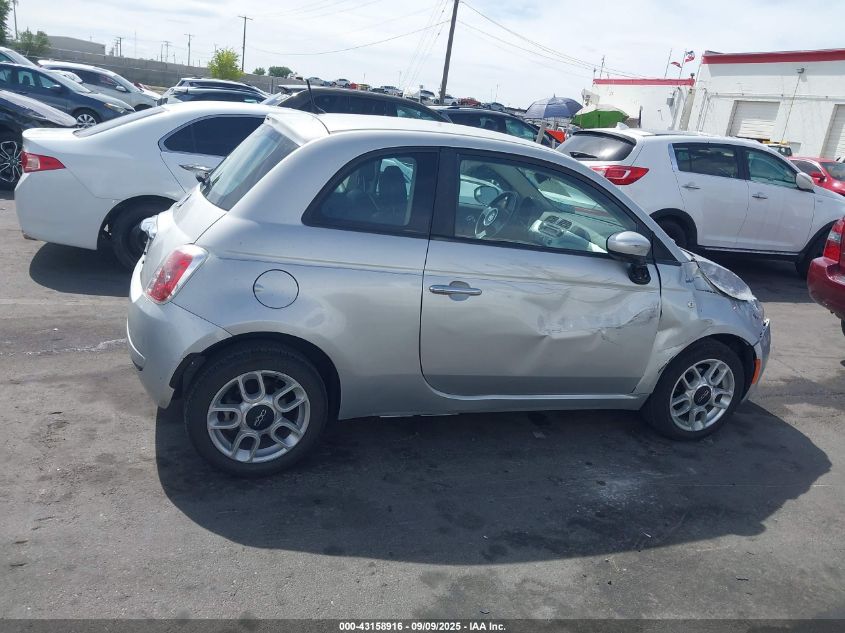 2012 Fiat 500 Pop VIN: 3C3CFFARXCT343583 Lot: 43158916