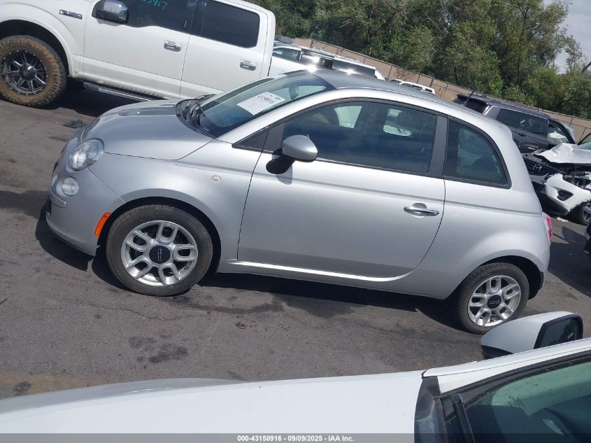 2012 Fiat 500 Pop VIN: 3C3CFFARXCT343583 Lot: 43158916