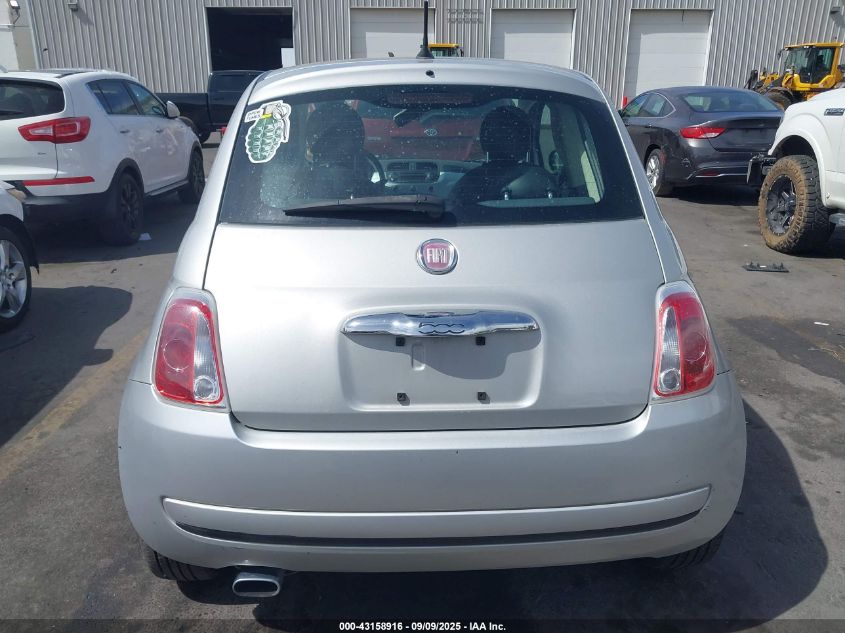 2012 Fiat 500 Pop VIN: 3C3CFFARXCT343583 Lot: 43158916