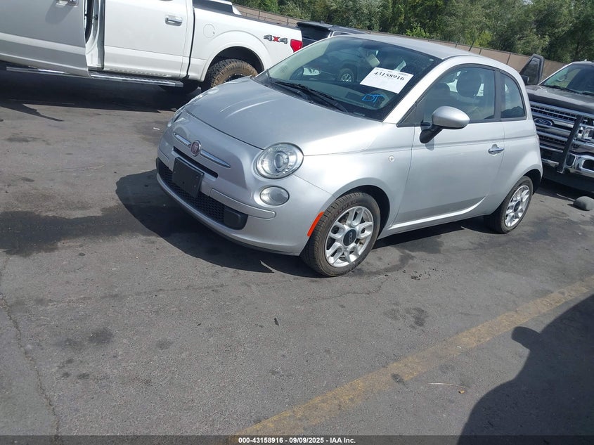 Vin: 3c3cffarxct343583, lot: 43653286, fiat 500 pop 20122