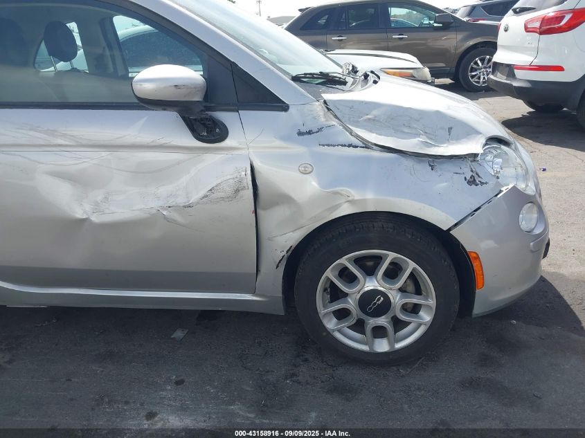 2012 Fiat 500 Pop VIN: 3C3CFFARXCT343583 Lot: 43158916