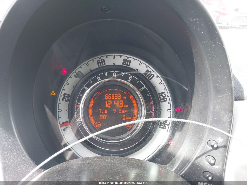 2012 Fiat 500 Pop VIN: 3C3CFFARXCT343583 Lot: 43158916