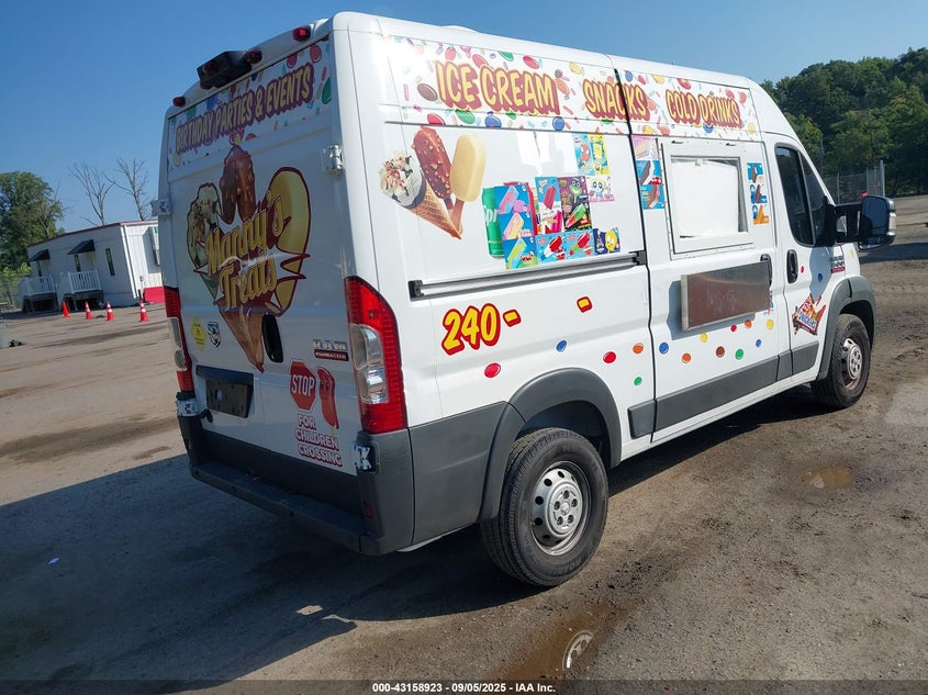 2018 RAM PROMASTER 1500 HIGH ROOF 136 WB - 3C6TRVBGXJE155536