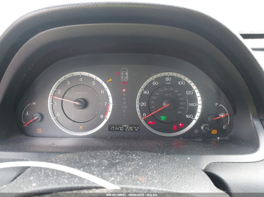 2012 Honda Accord 2.4 Ex VIN: 1HGCP2F75CA170721 Lot: 43158952