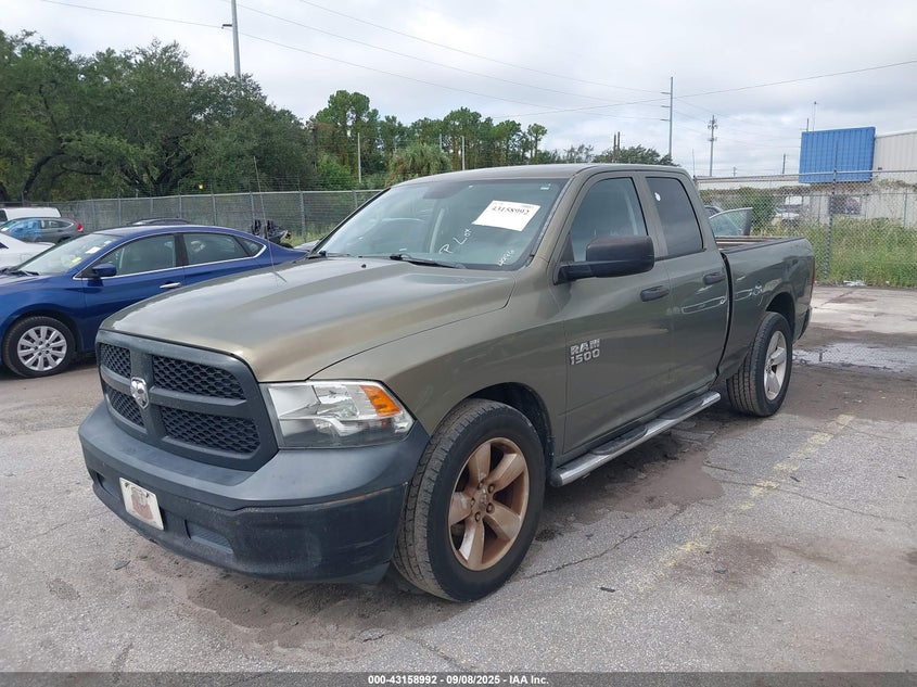 2013 RAM 1500, Right Front, IAAI, VIN 1C6RR6FP7DS602965 — photo 2