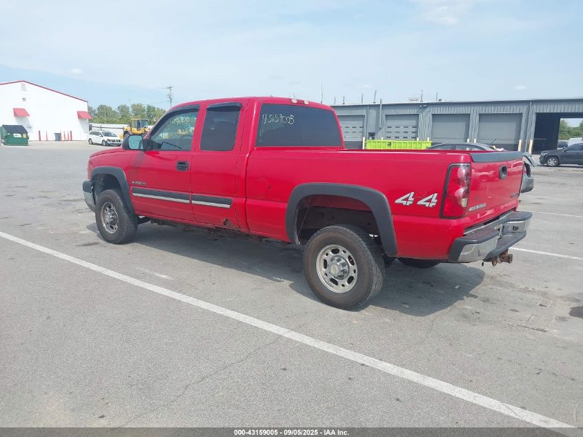 2005 Chevrolet Silverado 2500Hd Ls red truck gasoline 1GCHK29U35E147891 photo #4