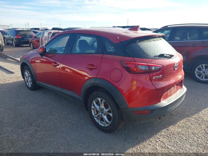 Vin: jm1dkdb72g0131390, lot: 43653490, mazda cx-3 sport 20163