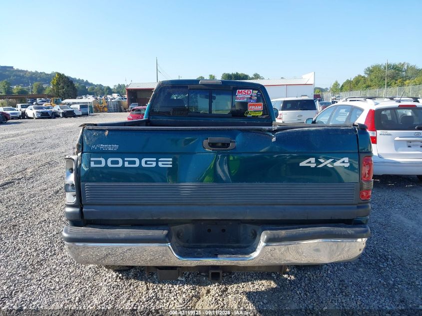 1999 Dodge Ram 1500 St VIN: 1B7HF16Z4XS214260 Lot: 43159125