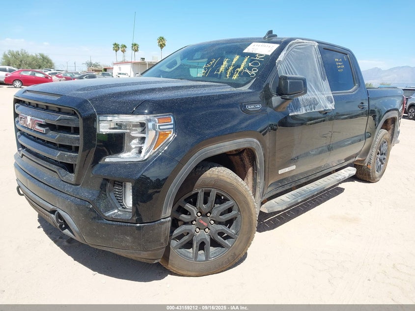 Vin: 3gtu9ced6lg414162, lot: 43653581, gmc sierra 1500 4wd  short box elevation 20202