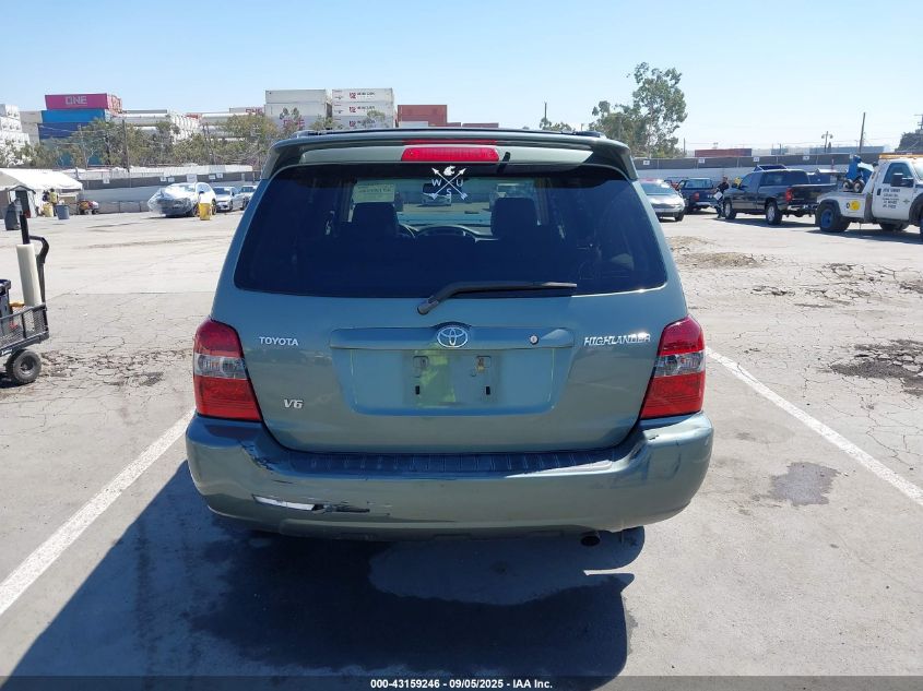 2007 Toyota Highlander Limited V6 VIN: JTEDP21A870136320 Lot: 43159246