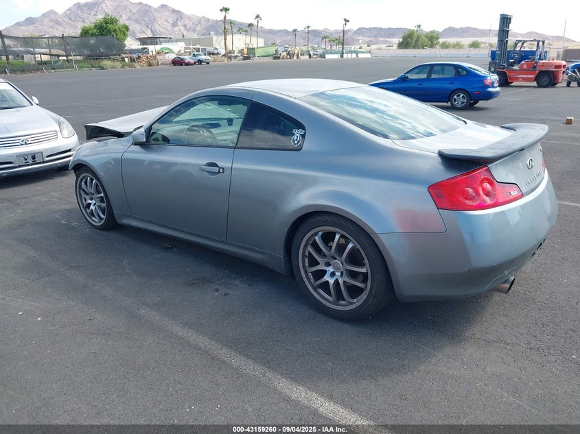 2006 Infiniti G35 grey coupe gasoline JNKCV54E06M709206 photo #4