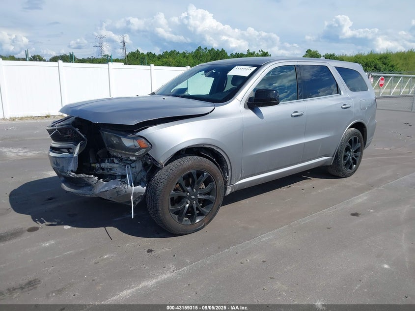 2020 Dodge Durango 3.6 Gt Rwd Grey Lot 111043159315 Vin 1C4RDHDGXLC102863