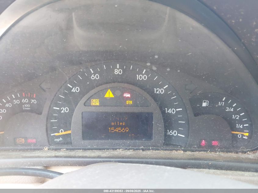 2003 Mercedes-Benz C 240 VIN: WDBRF61J03F332889 Lot: 43159353