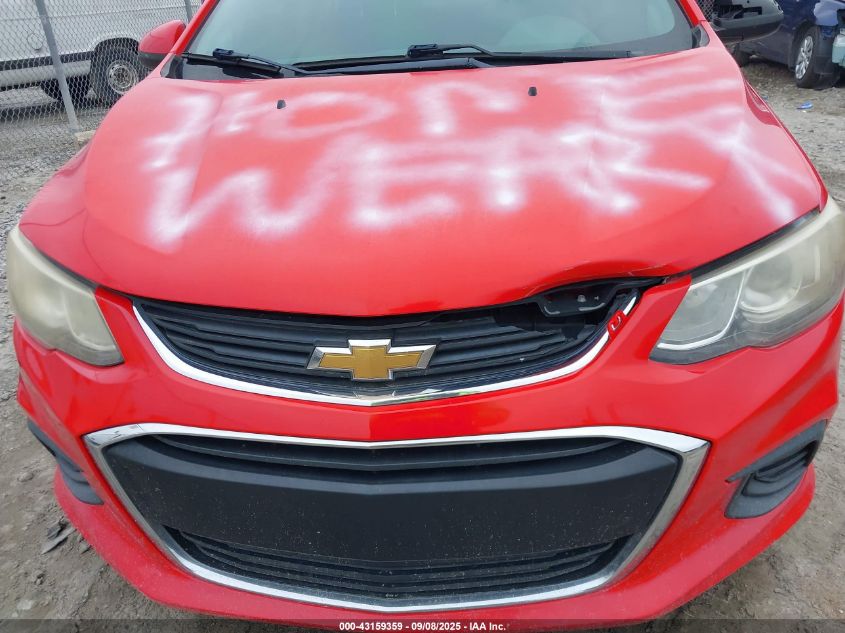 2017 Chevrolet Sonic Lt Auto VIN: 1G1JD5SH1H4141021 Lot: 43159359