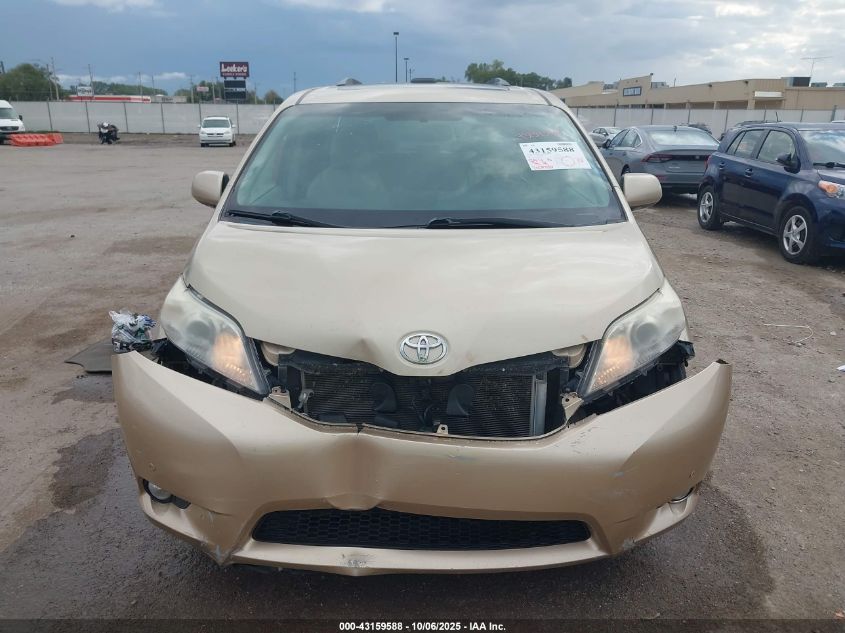 2011 Toyota Sienna Limited V6 VIN: 5TDYK3DC1BS115239 Lot: 43159588