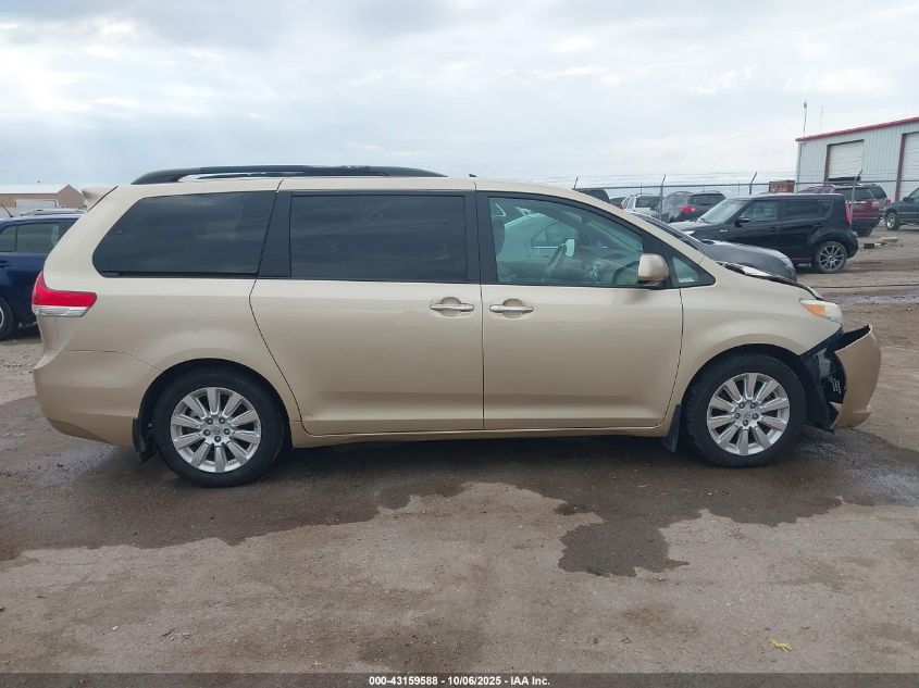 2011 Toyota Sienna Limited V6 VIN: 5TDYK3DC1BS115239 Lot: 43159588