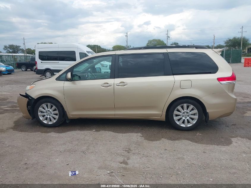 2011 Toyota Sienna Limited V6 VIN: 5TDYK3DC1BS115239 Lot: 43159588