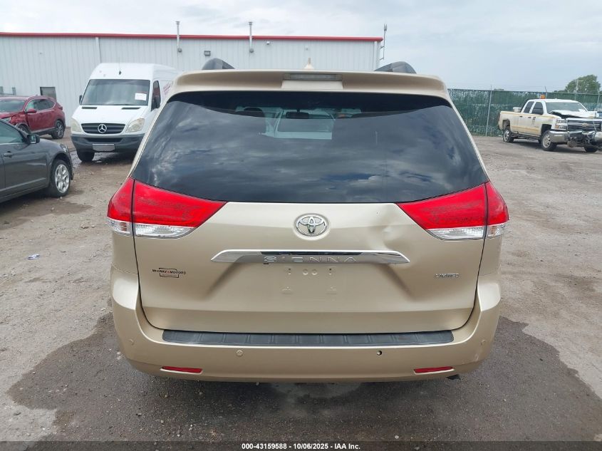 2011 Toyota Sienna Limited V6 VIN: 5TDYK3DC1BS115239 Lot: 43159588