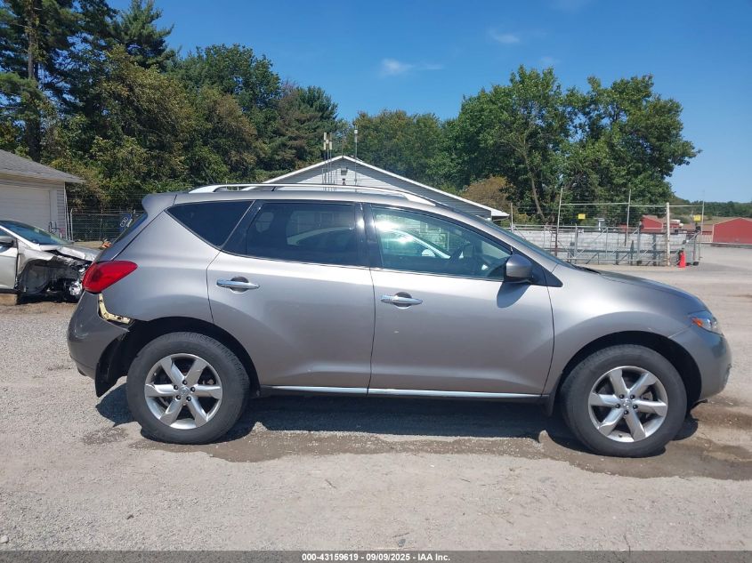 2010 Nissan Murano Sl VIN: JN8AZ1MW0AW129597 Lot: 43159619