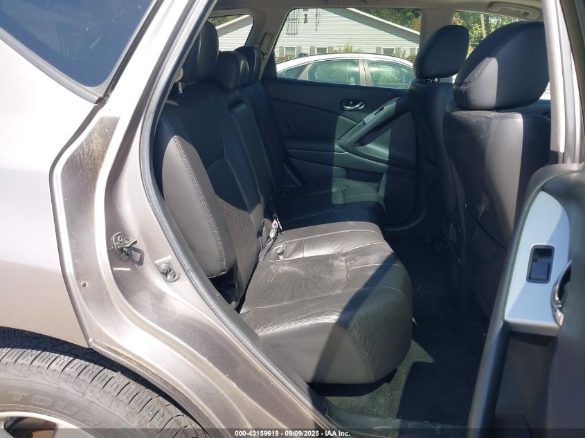 2010 Nissan Murano Sl VIN: JN8AZ1MW0AW129597 Lot: 43159619