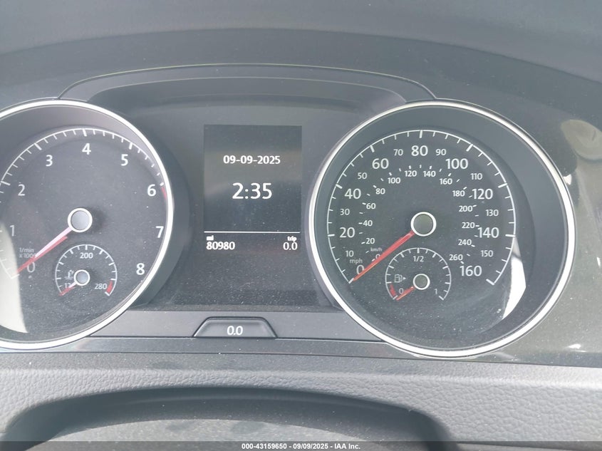 2019 VOLKSWAGEN GOLF ALLTRACK TSI S/TSI SE/TSI SEL - 3VWH17AUXKM517653