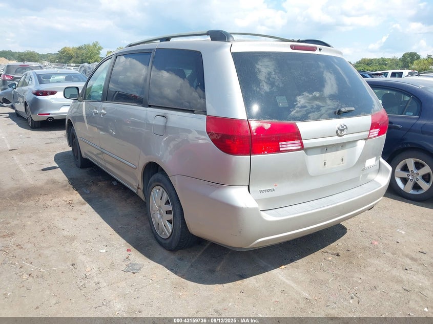 5TDZA23C24S148935 2004 TOYOTA SIENNA photo no. 3