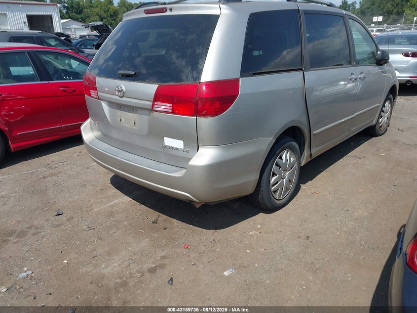 5TDZA23C24S148935 2004 TOYOTA SIENNA photo no. 4