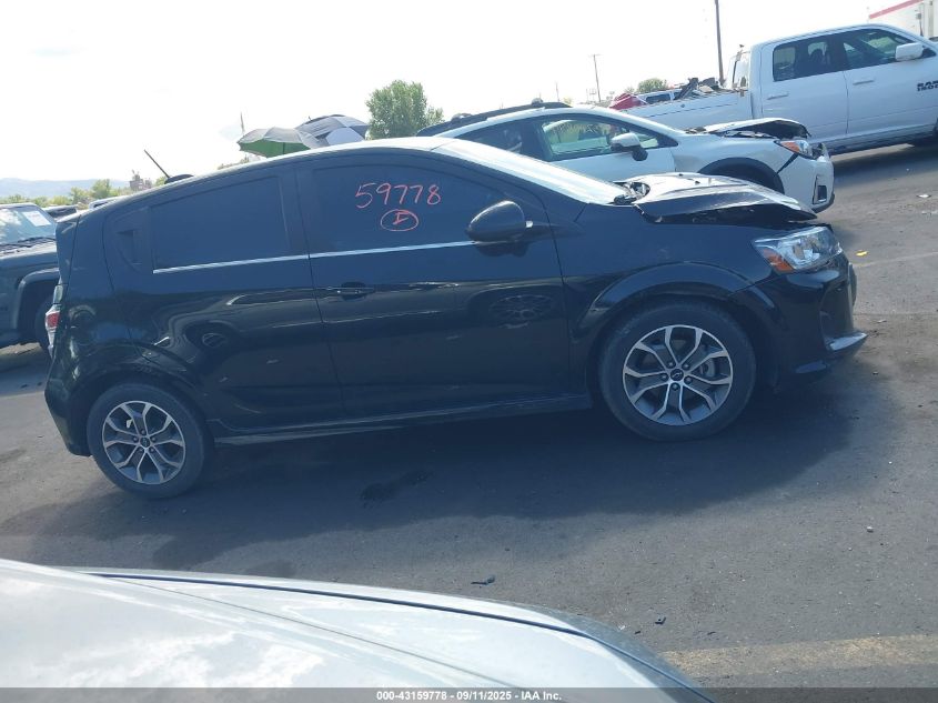 2018 Chevrolet Sonic Lt Auto VIN: 1G1JD6SB9J4121171 Lot: 43159778