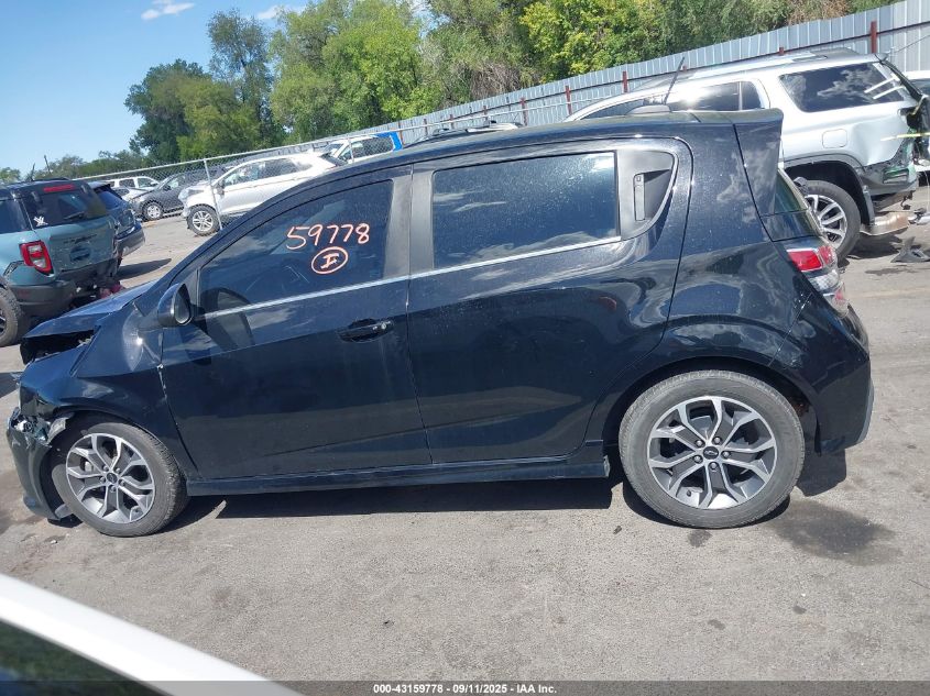 2018 Chevrolet Sonic Lt Auto VIN: 1G1JD6SB9J4121171 Lot: 43159778