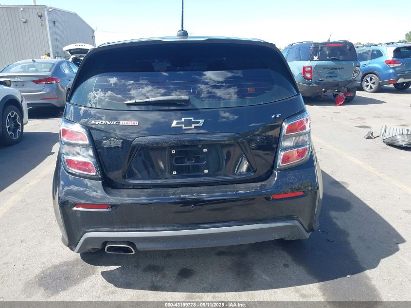 2018 Chevrolet Sonic Lt Auto VIN: 1G1JD6SB9J4121171 Lot: 43159778