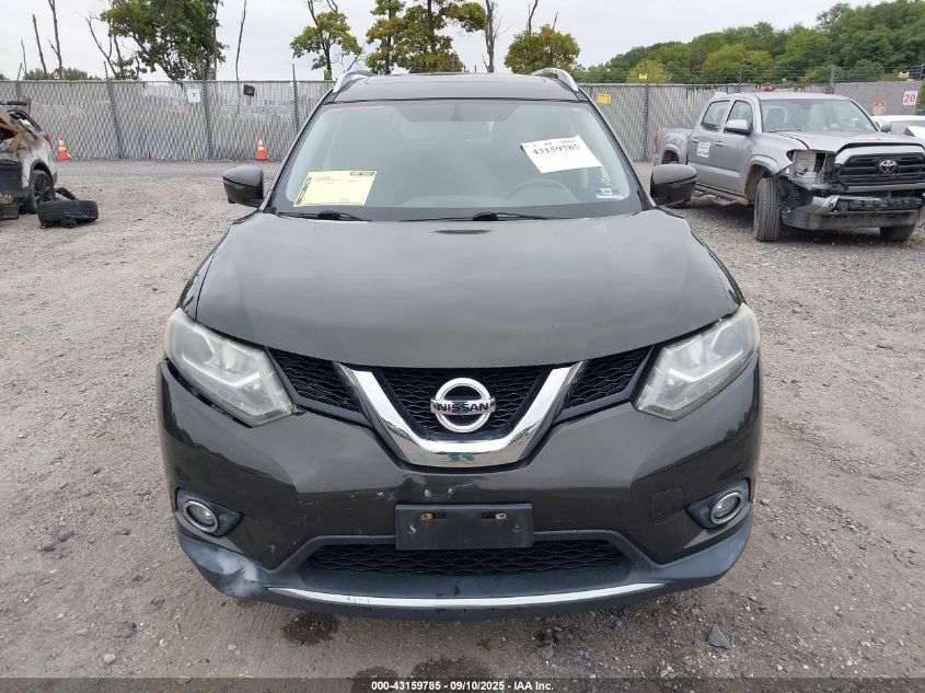 2016 Nissan Rogue Sl VIN: 5N1AT2MV9GC739983 Lot: 43159785