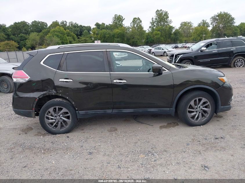 2016 Nissan Rogue Sl VIN: 5N1AT2MV9GC739983 Lot: 43159785