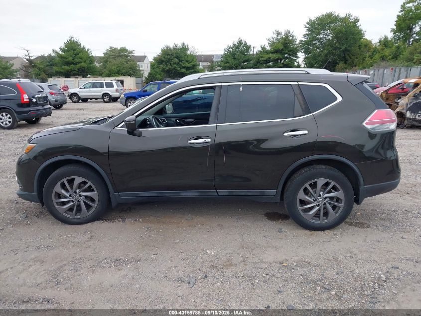 2016 Nissan Rogue Sl VIN: 5N1AT2MV9GC739983 Lot: 43159785