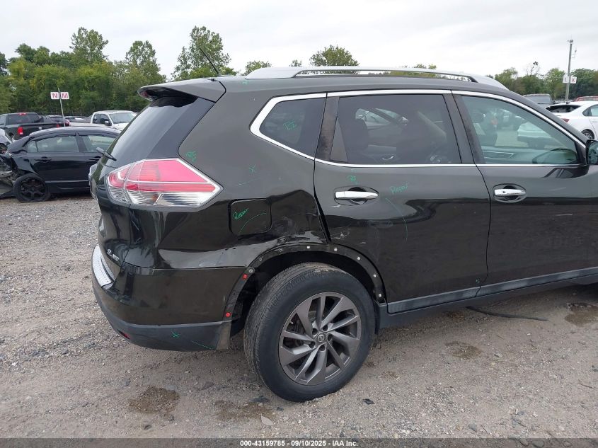 2016 Nissan Rogue Sl VIN: 5N1AT2MV9GC739983 Lot: 43159785