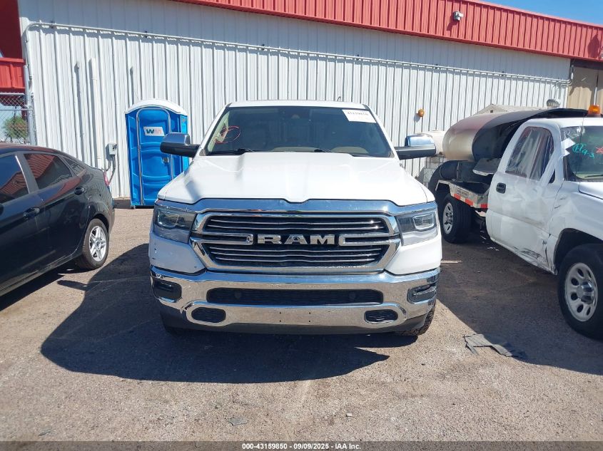 2019 Ram 1500 Laramie 4X4 5'7 Box VIN: 1C6SRFJT9KN593400 Lot: 43159850