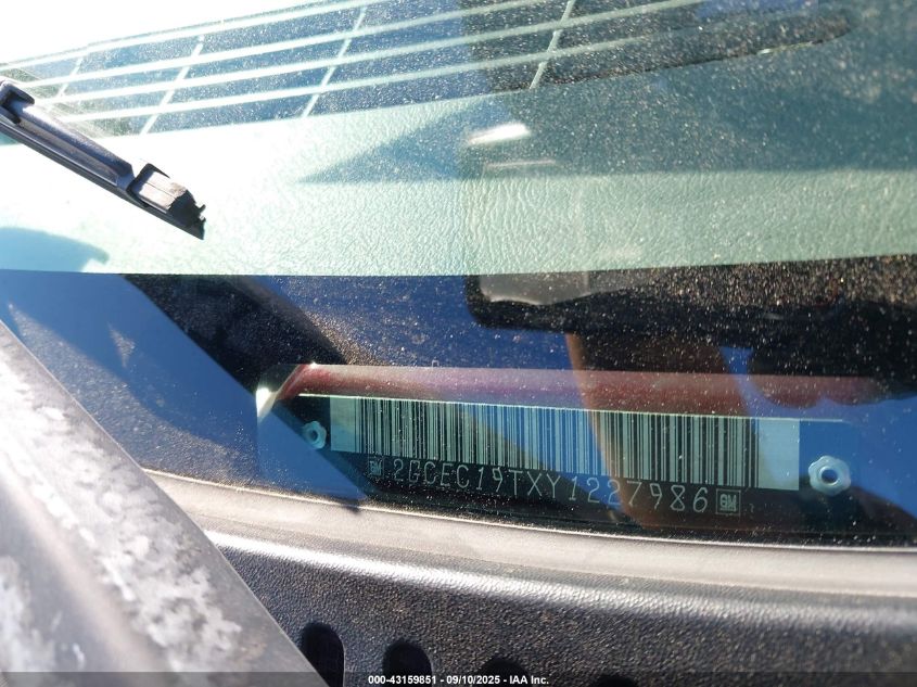 2000 Chevrolet Silverado 1500 Ls VIN: 2GCEC19TXY1227986 Lot: 43159851