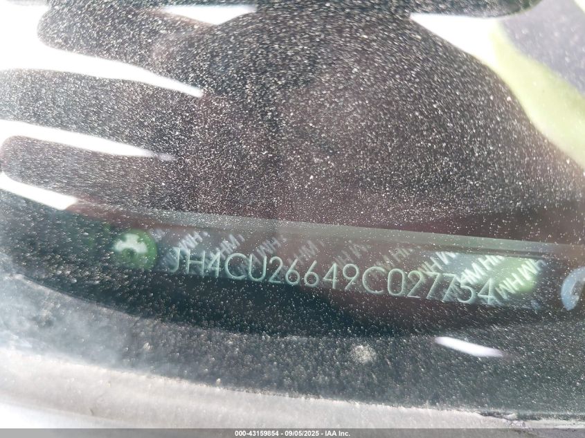 2009 Acura Tsx VIN: JH4CU26649C027754 Lot: 43159854