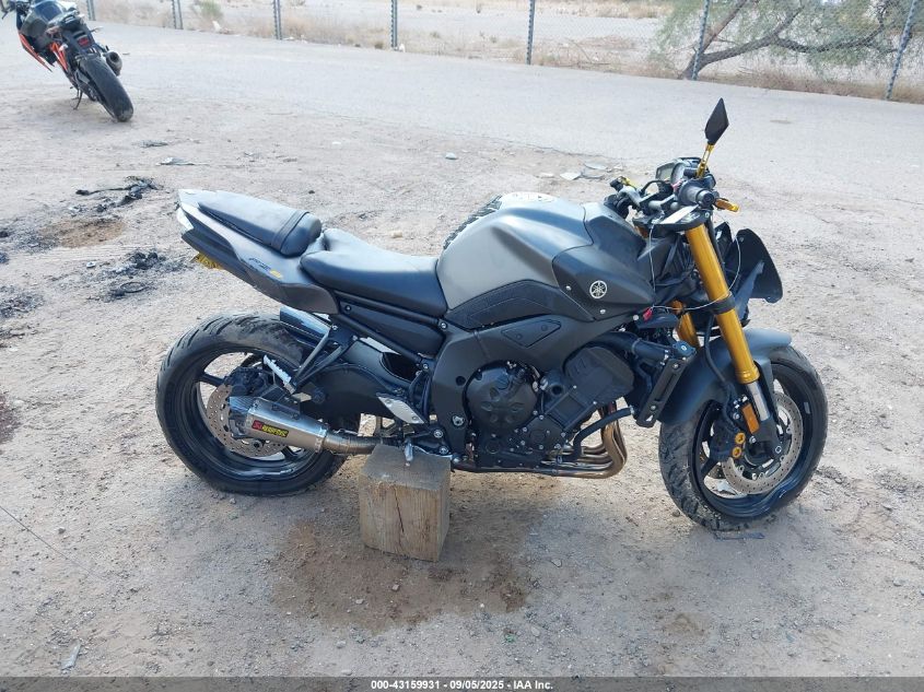 2012 Yamaha Fz8 N VIN: JYARN27E8CA001834 Lot: 43159931