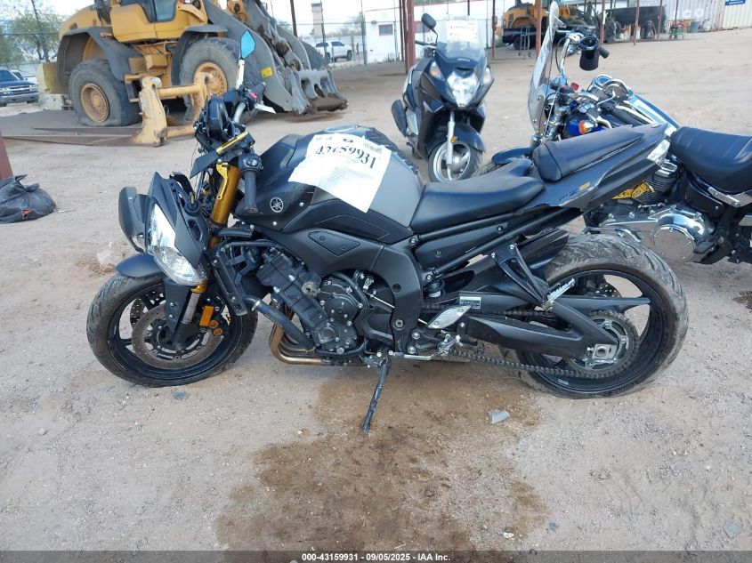 2012 Yamaha Fz8 N VIN: JYARN27E8CA001834 Lot: 43159931