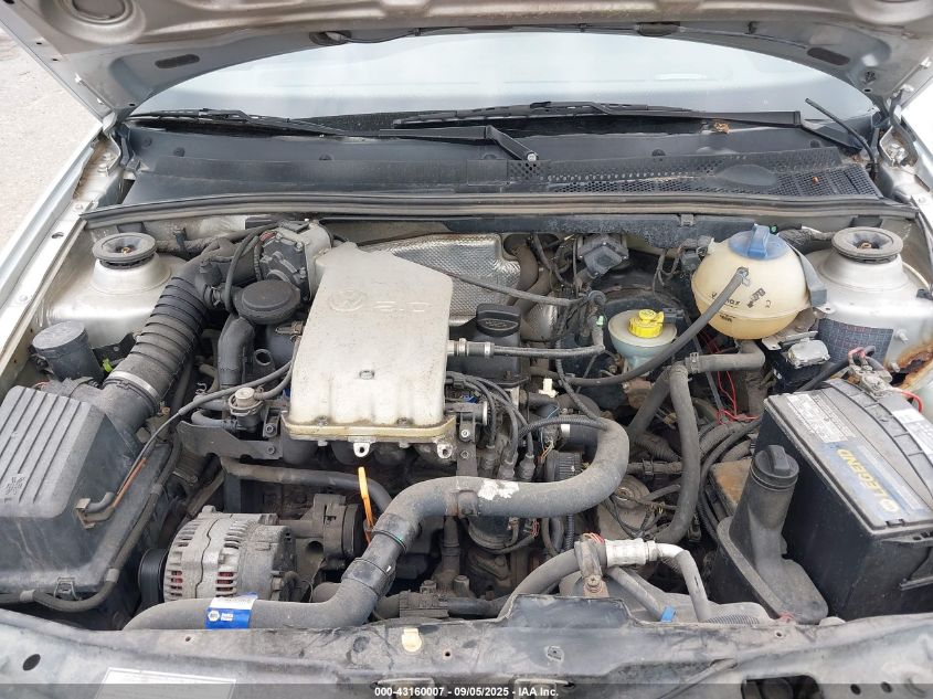 1999 Volkswagen Jetta Wolfsburg VIN: 3VWPA81H7XM210503 Lot: 43160007