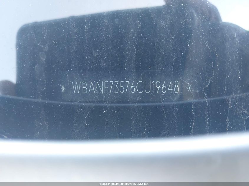 2006 BMW 530Xi VIN: WBANF73576CU19648 Lot: 43160049