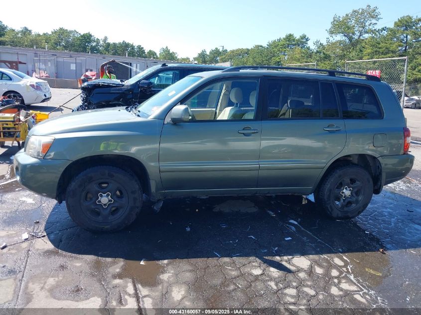 2006 Toyota Highlander VIN: JTEHD21A960040818 Lot: 43160057
