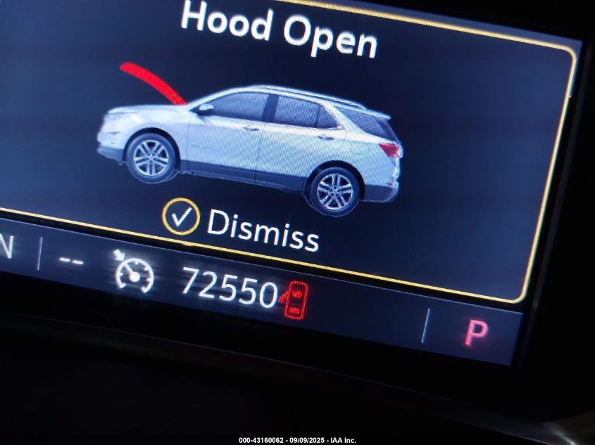 2019 Chevrolet Equinox Lt VIN: 2GNAXUEV7K6232463 Lot: 43160062