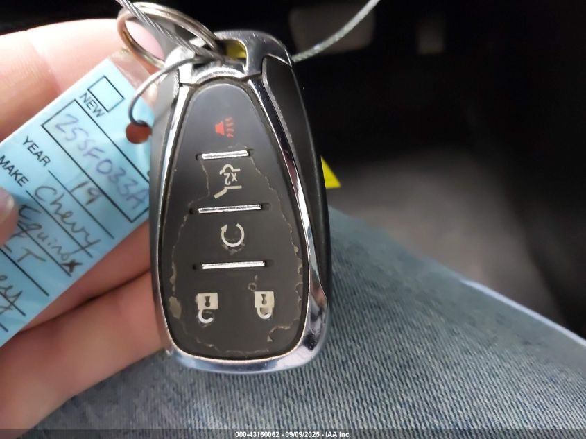 2019 Chevrolet Equinox Lt VIN: 2GNAXUEV7K6232463 Lot: 43160062