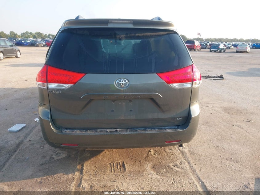 2012 Toyota Sienna Le V6 8 Passenger VIN: 5TDKK3DC0CS176430 Lot: 43160076