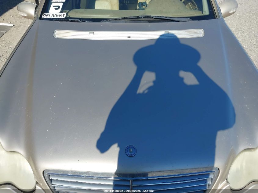 2003 Mercedes-Benz C 240 VIN: WDBRF61J73E014161 Lot: 43160092