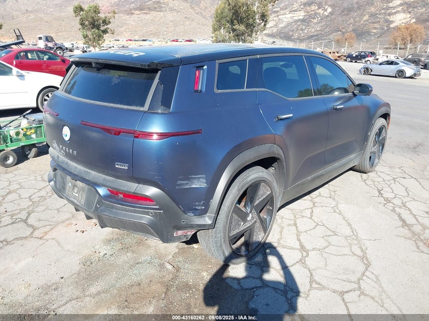 Vin: vcf1zbu27pg001858, lot: 43654633, fisker ocean one 20234